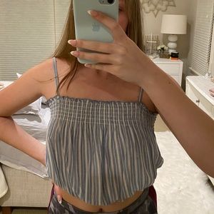 Billabong stripped cropped top